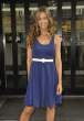 Denise Richards seen in a blue dress promoting in New York521lo.JPG