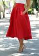 02-street style-red-midi-skirt-nubbe-stripes-clutch-juanjo oliva-so kate-nude-patent-christian louboutin-con dos tacones-c2t.JPG